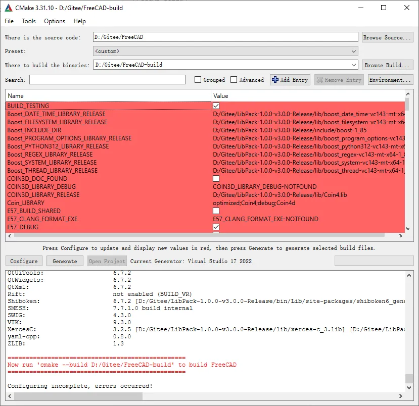 CMake 配置